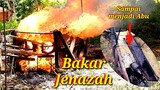 Upacara kremasi bakar jenazah di  Hindu Bali Banjit Way kanan Lampung