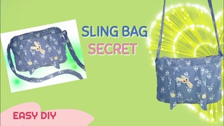 Easy and Simple Sling Bag | DIY Bag from Scrap Fabric | Easy Tutorial