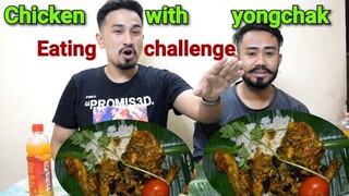 Chicken curry EATING CHALLENGE Manipuri || Yongchak ka chicken chaba hanba thuba tanaba manipuri