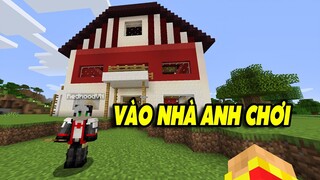 Bắt Gặp Redhood Trong MineCraft Còn Được Mời Vào Nhà Chơi