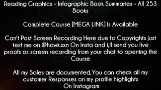 Reading Graphics Course Infographic Book Summaries - All 253 Books Download