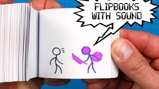 [Handmade] [Stick figure] flipbook 10 เล่มจุก ๆ | ต่อสู้ได้ดุเดือดมาก