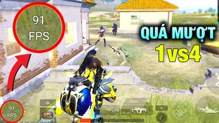 PUBG MOBILE: Tacaz Lần Đầu Trải Nghiệm 90 FPS | Sức Mạnh Của Cấu Hình Là Đây