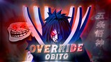 Override - Obito "badass"  [EDIT/AMV]  Flash Warning ⚠️