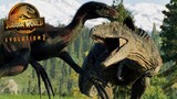Giganotosaurus vs Therizinosaurus  - Jurassic World Evolution 2 [4K]