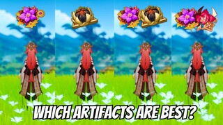 Which is the Best Artifact Set For Yae Miko?|| Artifact Comparison {Genshin Impact}