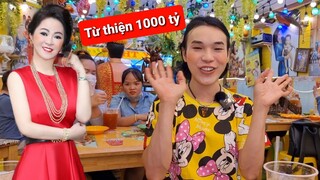 Bà Nguyễn Phương Hằng làm từ thiện 1000 tỷ, cảm xúc của Ty Thy như thế nào - Ẩm thực Cha Rồng