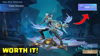 NEW TRICK TO GET YI SUN-SHIN FLEET WARDEN SKIN USING DISCOUNT COUPON IN MOBILE LEGENDS