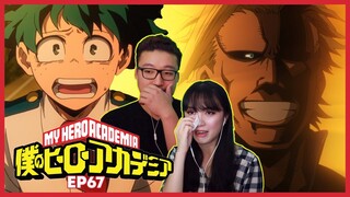 NOO ALL MIGHT THE FEEEEELS (┬┬﹏┬┬) | My Hero Academia Reaction Episode 67 / 4x4