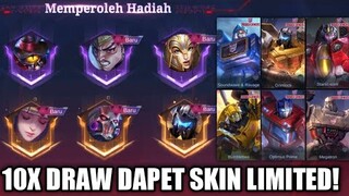 GILAK MOONTON! 10X DRAW DI JAMIN DAPET SKIN LIMITED !! EVENT TRANSFORMER 2023 - PANEN SKIN