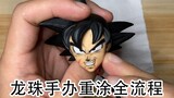 [Pengecatan Ulang Kentang Besar] Proses pengecatan gaya komik Tokoh Dragon Ball Goku