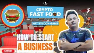 Crypto Fast Food NFT Game - FULL GAMEPLAY | (TAGALOG)