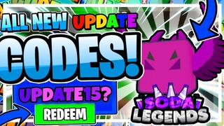 ALL NEW SECRET OP CODES IN SODA LEGENDS! | Soda Legends Roblox [🚨UPDATE 15🚨]