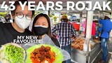 43 YEARS Petrol Station Rojak! Where to get GOOD Indian Rojak & Cendol | Street food Malaysia
