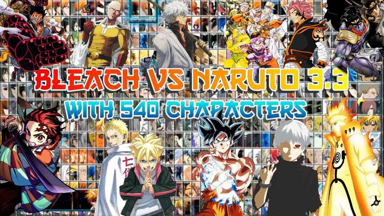 Anime Crossover 250 Characters - Bleach VS Naruto MOD (PC & Android)  [DOWNLOAD] 