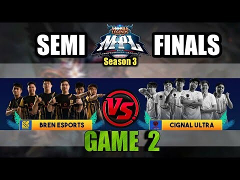 Game2 Bren Esports VS Cignal Ultra | Respect Ban ang Franco ni Kapitan! MPL PH S3 Semis