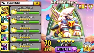 Dragon City || Sức MẠnh Siêu Rồng Heroic Mới Và Update Ben Chim Sắt Lên 3 Sao !