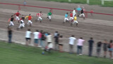 Jockey Racing Instead Of Racing Horses At Argentina Race Track!