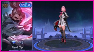HANABI SPECIAL SKIN FIELD OP GAMEPLAY | HANABI SPECIAL SKIN EFFECT