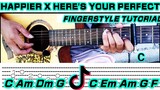 HAPPIER X HERE'S YOUR PERFECT (Guitar Fingerstyle) Tabs + Chords