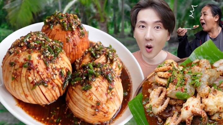 [507] ยำกระท้อนครั้งแรก! อร่อยเด็ด...หูตาเปิด !! : โอปป้า อยู่ที่บ้านนอก