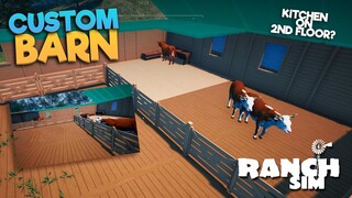 RANCH SIMULATOR | New CUSTOM BARN HOUSE FOR COWS! (HINDI)