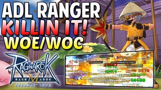 ADL RANGER CAN KILL AND CAN SURVIVE IN WOE/WOC? YES! - RAGNAROK MOBILE SEA