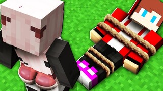 ทำไม MAIZEN GIRL TIE Maizen ถึงแกล้งเขา - เรื่องตลกใน Minecraft (JJ และ Mikey)