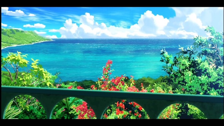 AMV - Where the Sea Flows (Beautiful Anime Scenery of Shiroi Suna no Aquatope) Full HD 1080p
