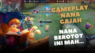 NANA PENGUASA EXP NIH | GAMEPLAY NANA | Mobile Legends Bang Bang