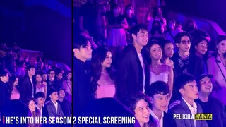 HE'S INTO HER Season 2 Screening- DonBelle, Donny Pangilinan, Belle Mariano, Jeremiah Lisbo, Vivoree