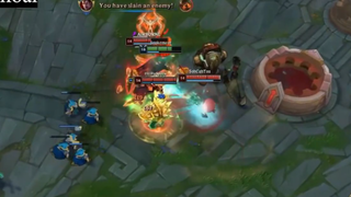TIỀU PHU DARIUS CẦM RÌU BỔ NÁT TEAM ĐỊCH #Lienminh #game