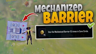 How to complete Mechanized Barrier in core circle RP mission ✅ | PUBG MOBILE / BGMI