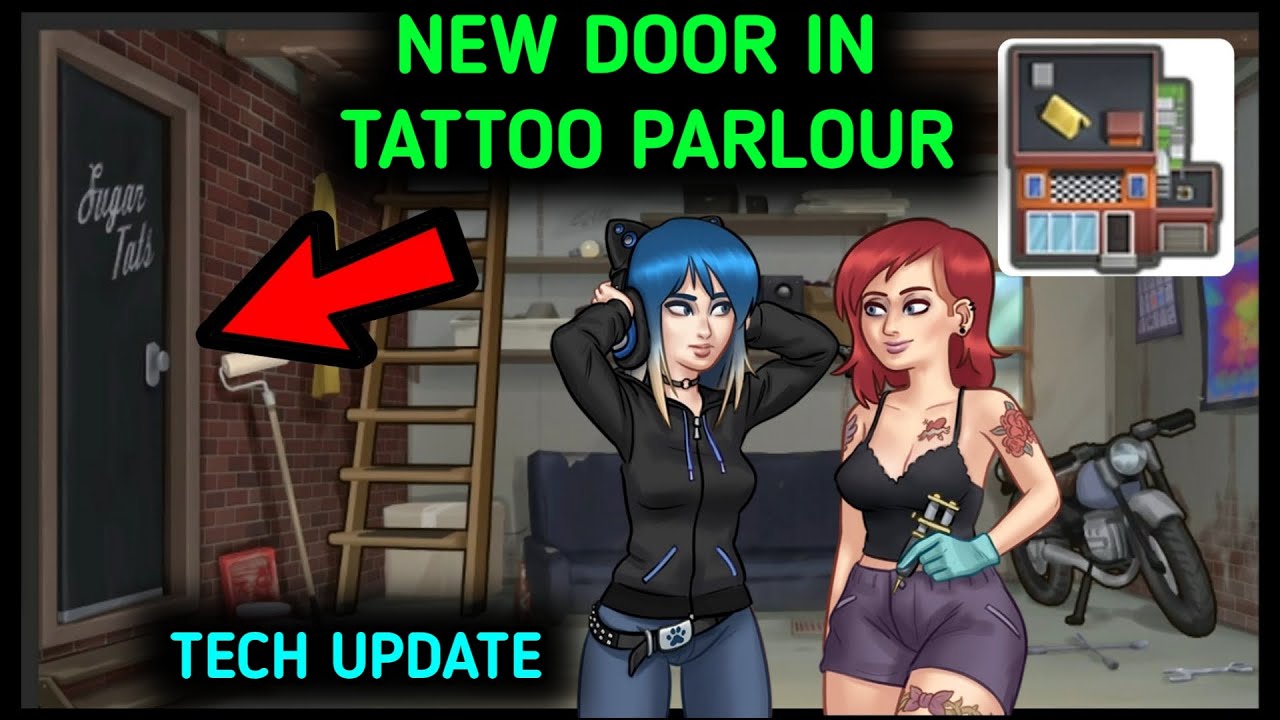 NEW TATTOO PARLOUR ENTRANCE DOOR IN SUMMERTIME SAGA 🔥 SUMMERTIME SAGA NEW TECH  UPDATES LEAKS & NEWS - BiliBili