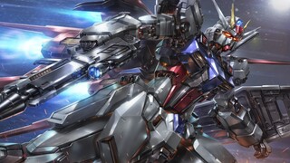 Assault Blade ที่ยืนบนพื้น ตัวเครื่องที่โดดเด่นด้วยความคล่องตัวสูง GAT-X105 Assault Gundam