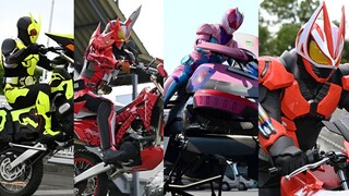 "𝟒𝐊" The first motorcycle appearance of "Reiwa Four Riders" on TV!