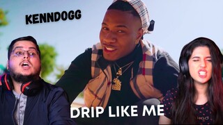 KennDogg "Drip Like Me" Shot/Edit @CaliBaset (REACTION) | Siblings React