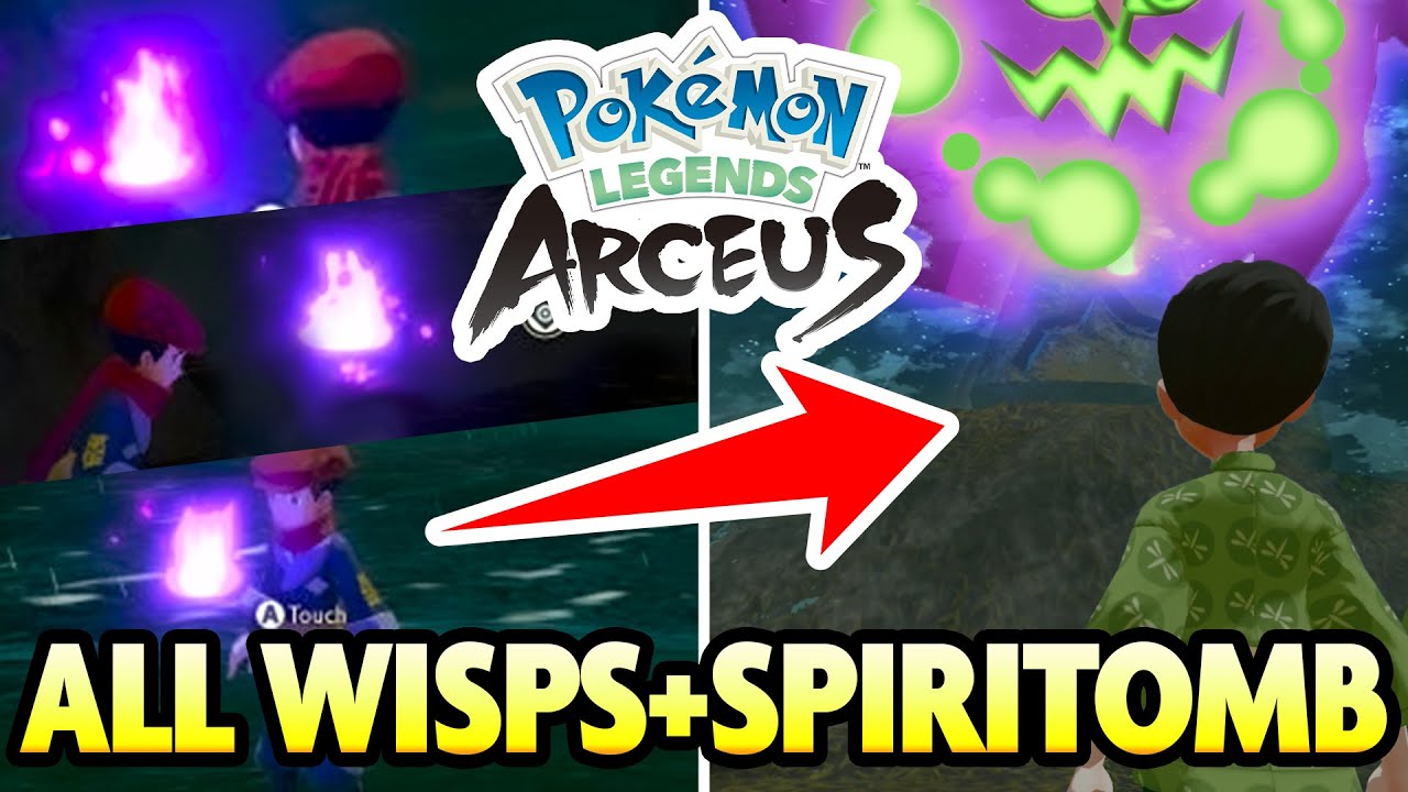 Here's where to find all 107 Wisps in Pokémon Legends: Arceus - Dans  Tutorials
