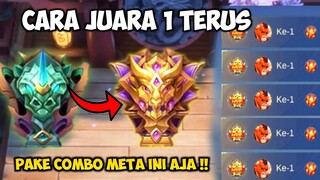 CARA JUARA 1 TERUS PAKE META INI!! COMBO MAGIC CHESS TERKUAT 2023 - AUTO CEPET MYTIC MAGIC CHESS