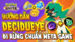 Pokemon Unite | Hướng Dẫn Chơi Decidueye Rừng Chuẩn Meta Game  |  Kỹ Năng Và Held Items (Quân Unite)