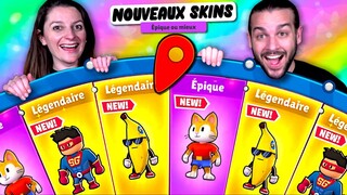 NOUVEAUX SKINS ! MEGA PACK OPENING SUR STUMBLE GUYS MISE A JOUR 0.40