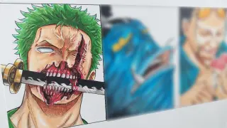 Drawing One Piece Characters in Horror Style | Part 1