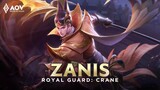 Zanis Royal Guard Crane Skin Spotlight - Garena AOV (Arena of Valor)
