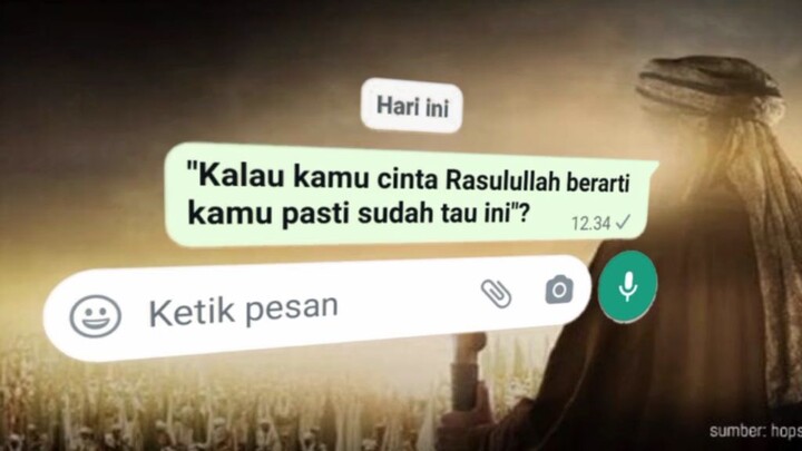 Ada yang tau nama lengkap rasulullah saw?