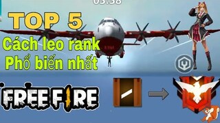 Free Fire | TOP 5 Cách leo rank phổ biến nhất free fire | Đăng SÓC TV