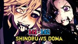 Shinobu vs doma ,riview manga kimetsu no yaiba chapter 141 142
