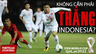 Tại sao đội tuyển Việt Nam không cần phải thắng Indonesia bằng mọi giá ? VÒNG LOẠI WORLD CUP 2022