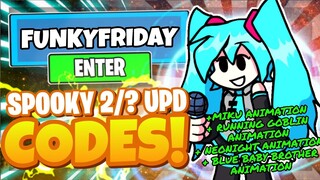 FUNKY FRIDAY CODES ALL NEW *SPOOKY 2/?* UPDATE OP ROBLOX FUNKY FRIDAY CODES!
