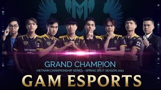 Lễ Trao Giải Và Phỏng Vấn GAM Esports Tân Vương VCS Mùa Xuân 2021