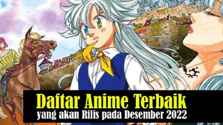 Daftar Anime Terbaik yang akan Dirilis pada Desember 2022